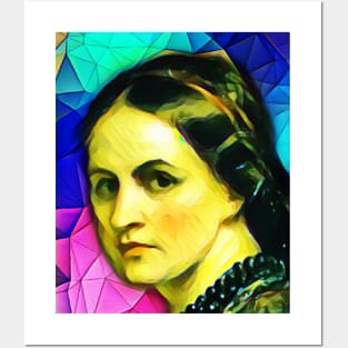 Anne Bronte Colourful Portrait | Anne Bronte Artwork 7 Posters and Art